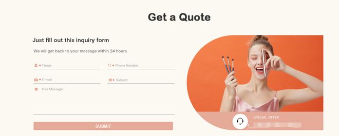 暴涨的网站:化妆刷网站设计赏析麻将胡了试玩模拟器让外商好感度(图5) 暴涨的网站:化妆刷网站设计赏析麻将胡了试玩模拟器让外商好感度(图5)